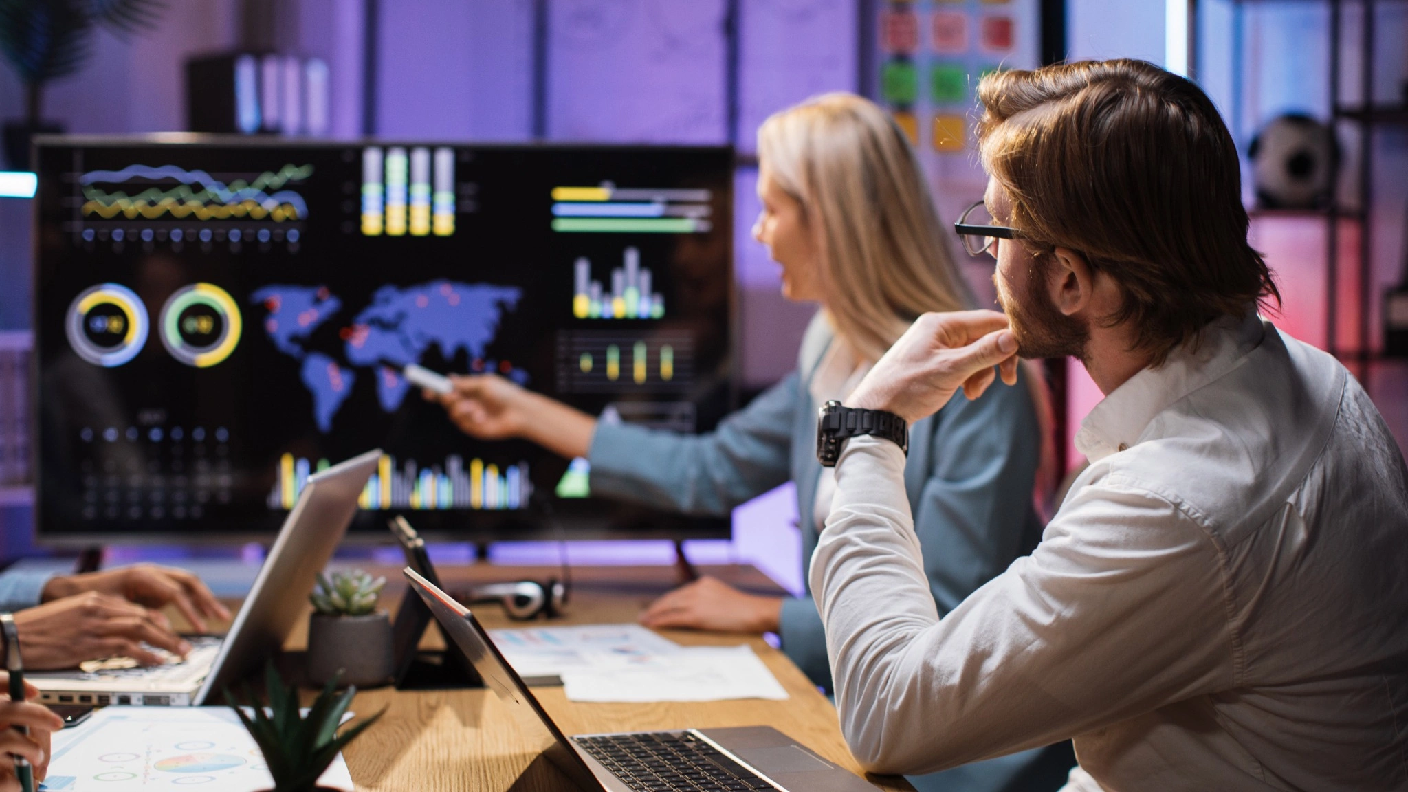 Engineering team discussion